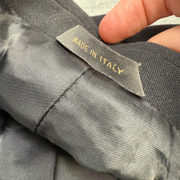 VTG Banana Republic Blazer Mens 46L‎ Black Lightweight Jacket Three Button Coat - Picture 8 of 15